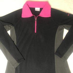 Columbia Breast Cancer Fleece 1/4 Zip Pullover